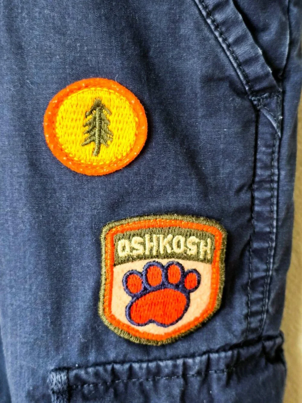 OshKosh B’Gosh Baby Boy Wilderness Explorer Lined Overalls 6-9 Months
